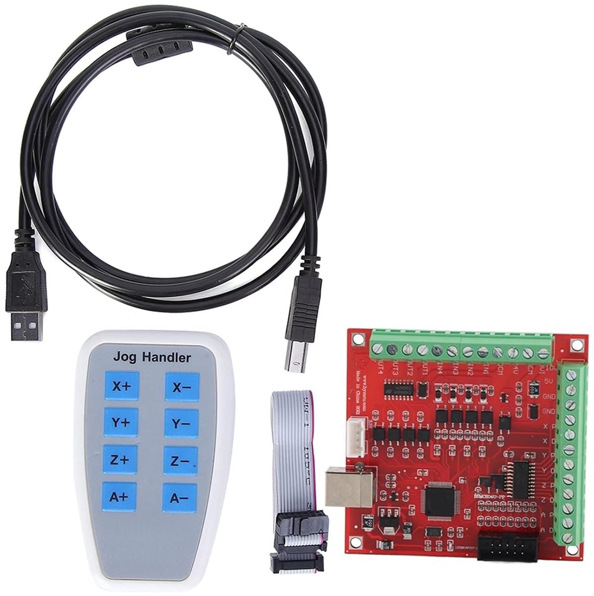 CNC Motion Control Board voor Graveren en Frezen met USB Interface en Jog Handler, 100Khz Prestaties