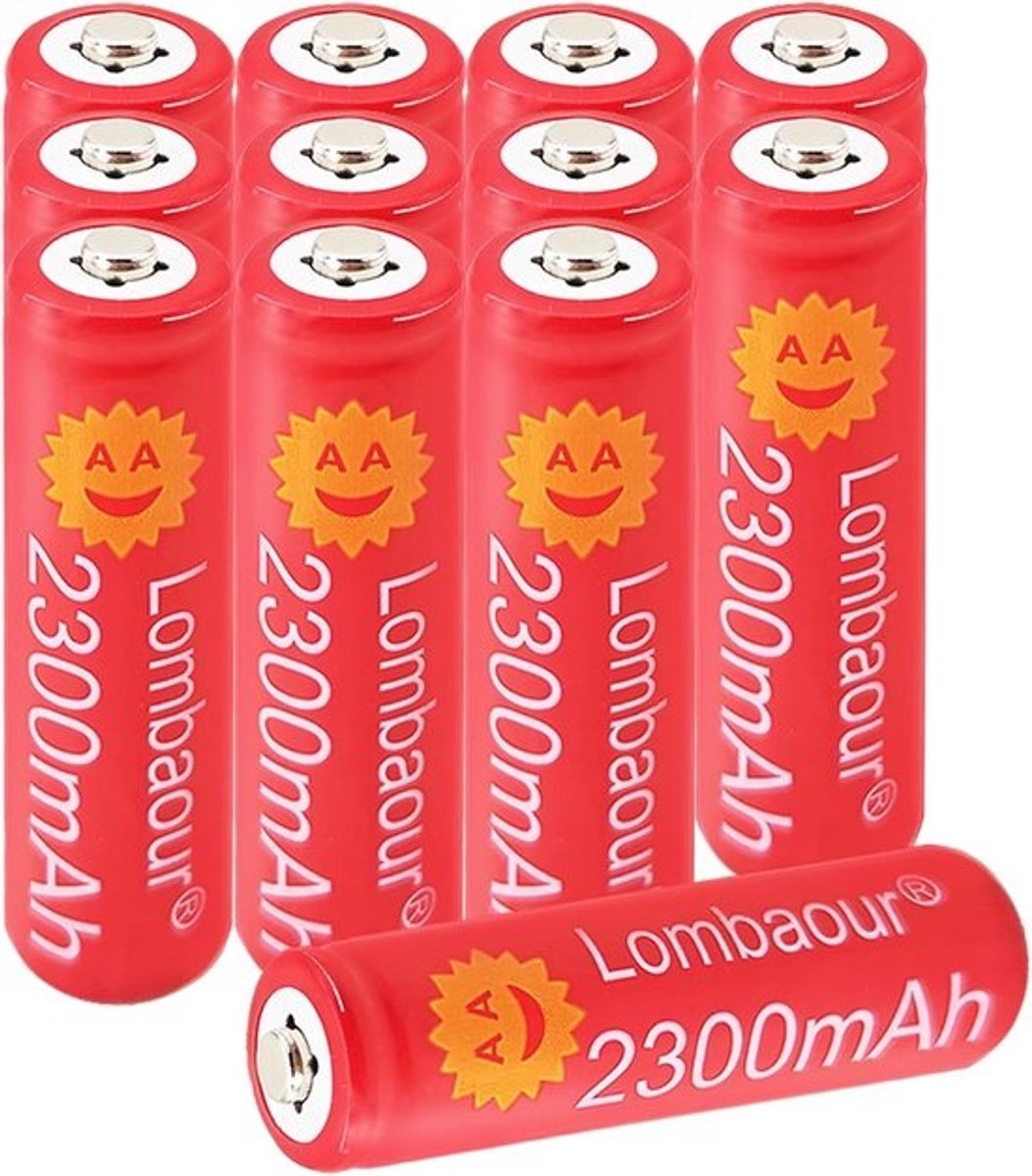 Oplaadbare AA Batterijen - Dubbel A Nikkel-metaalhydride - Energie Voor Apparaten - Hoge Capaciteit 2300mAh - 2300 mAh - Zilver