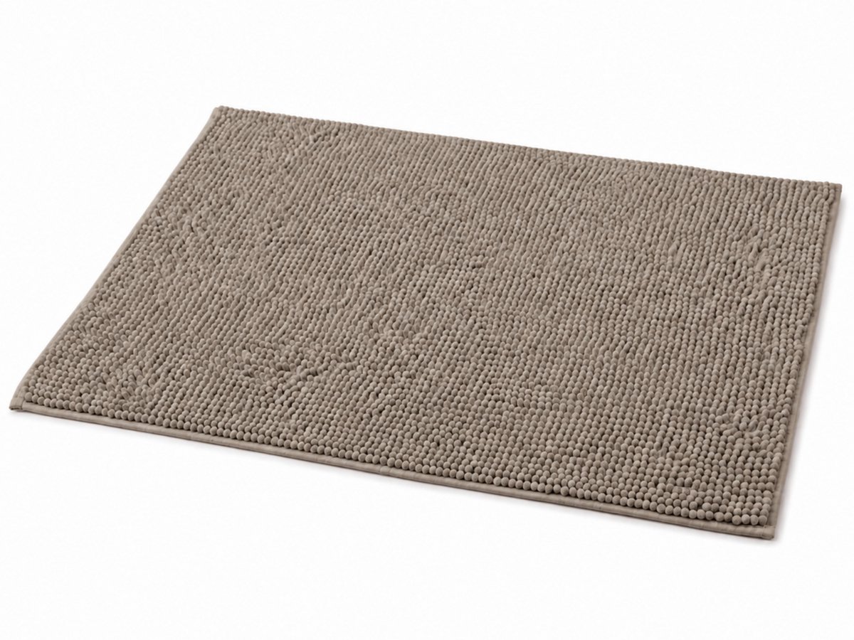 HEM Badmat 50x80 cm Grijs – Antislip Badkamermat – Met Microvezeldoekje