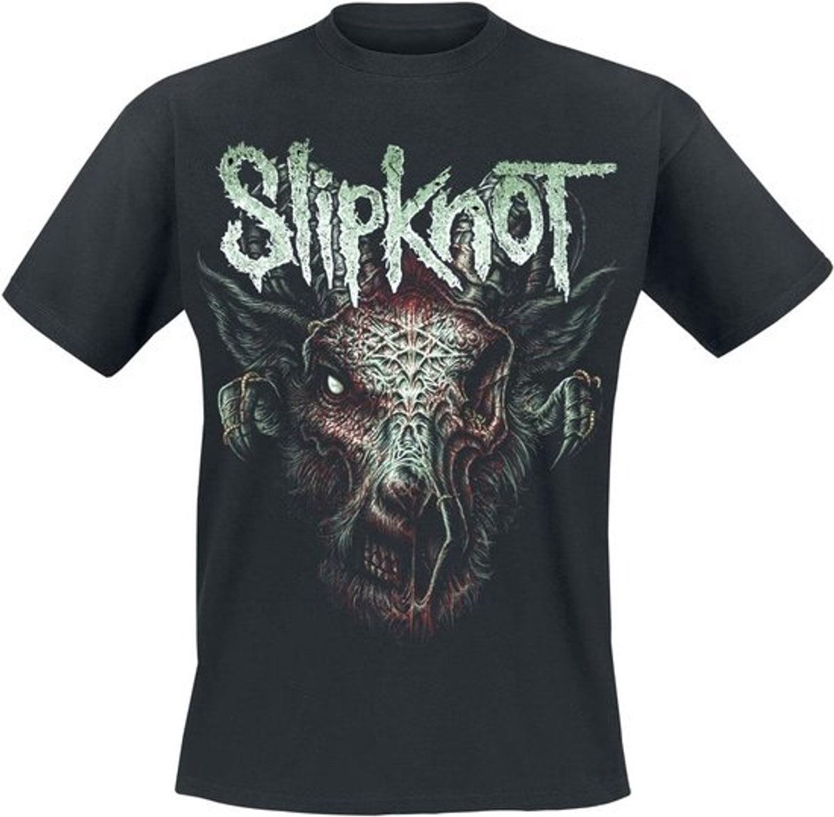 Infected Goat T-shirt zwart - Band merch voor muziekliefhebbers