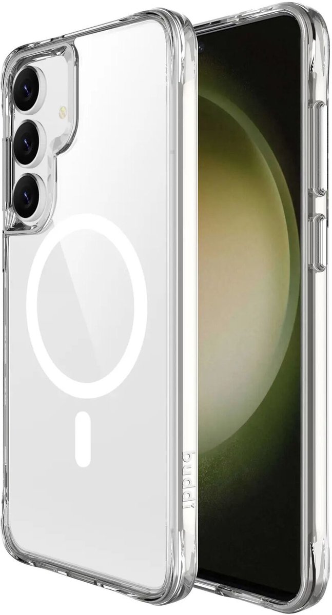 Buddi Core - Hoesje Geschikt voor Samsung Galaxy S26 FE - Compatibel met MagSafe - Back Cover met Magneet - Doorzichtige Telefoonhoes - Beschermhoes - Case Transparant