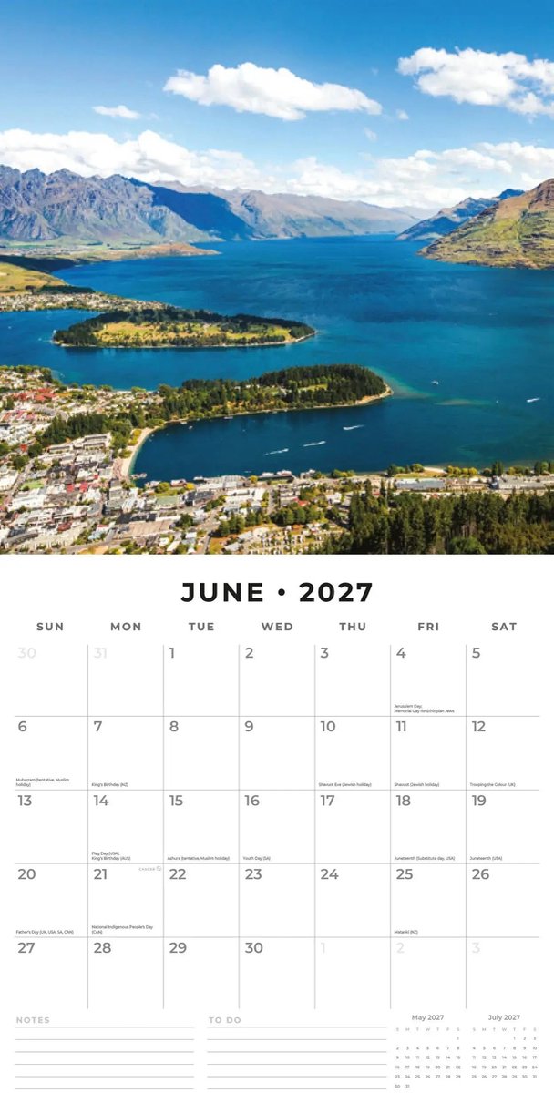 Lakes Kalender 2027