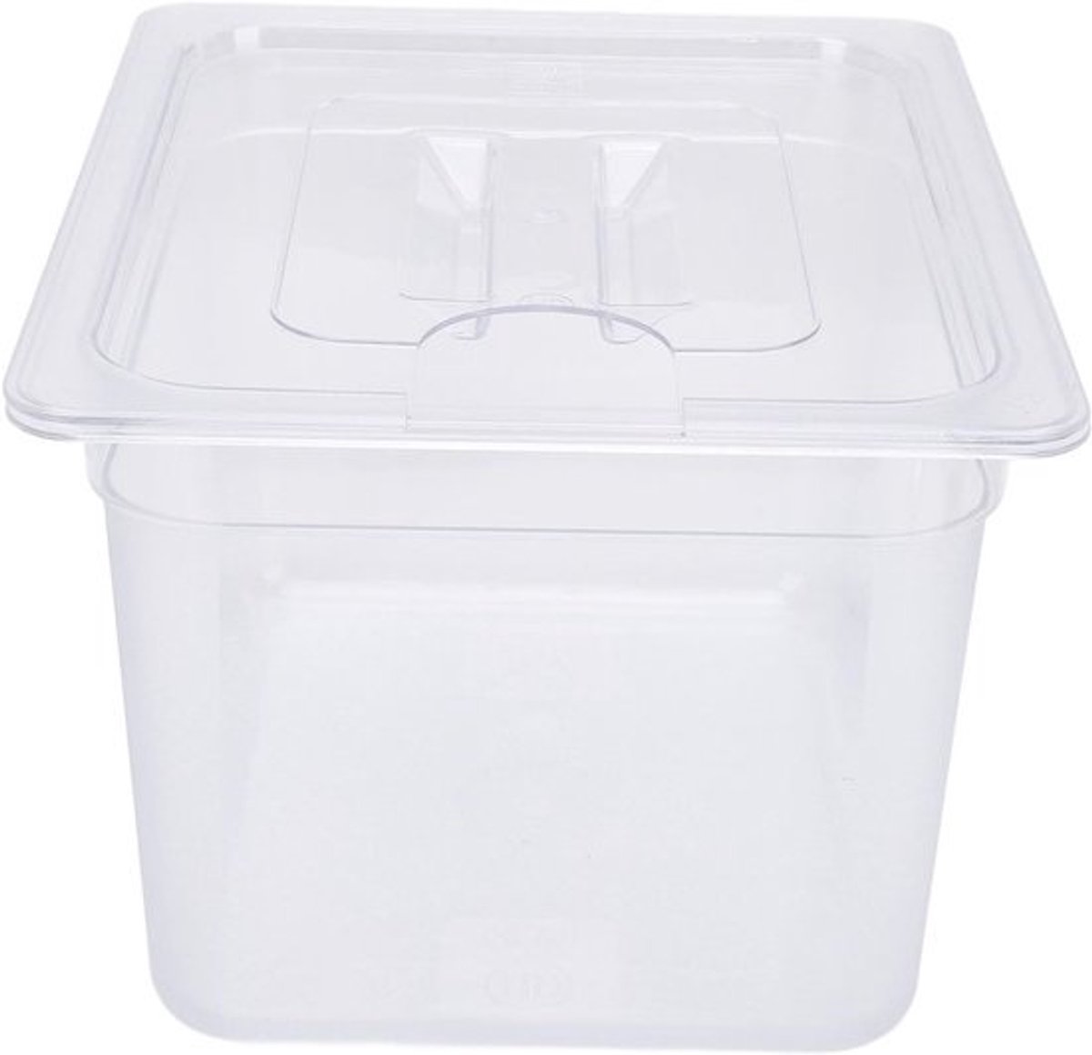 Slow Cooker Container - Voedsel Opslagbox - Grote Maaltijden Bereiden - Hole Design - 12 Liter - Transparant