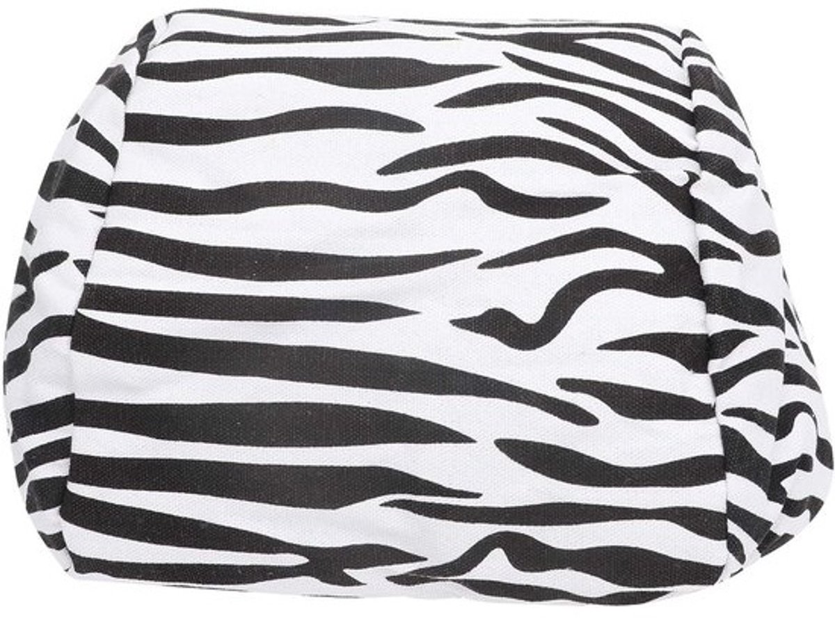 Tabletkussen Canvas - Leesbeugel Houder - Comfortabel Lezen - Lichtgewicht Draagbaar - 28x9x2.5cm - Zebra Stijl