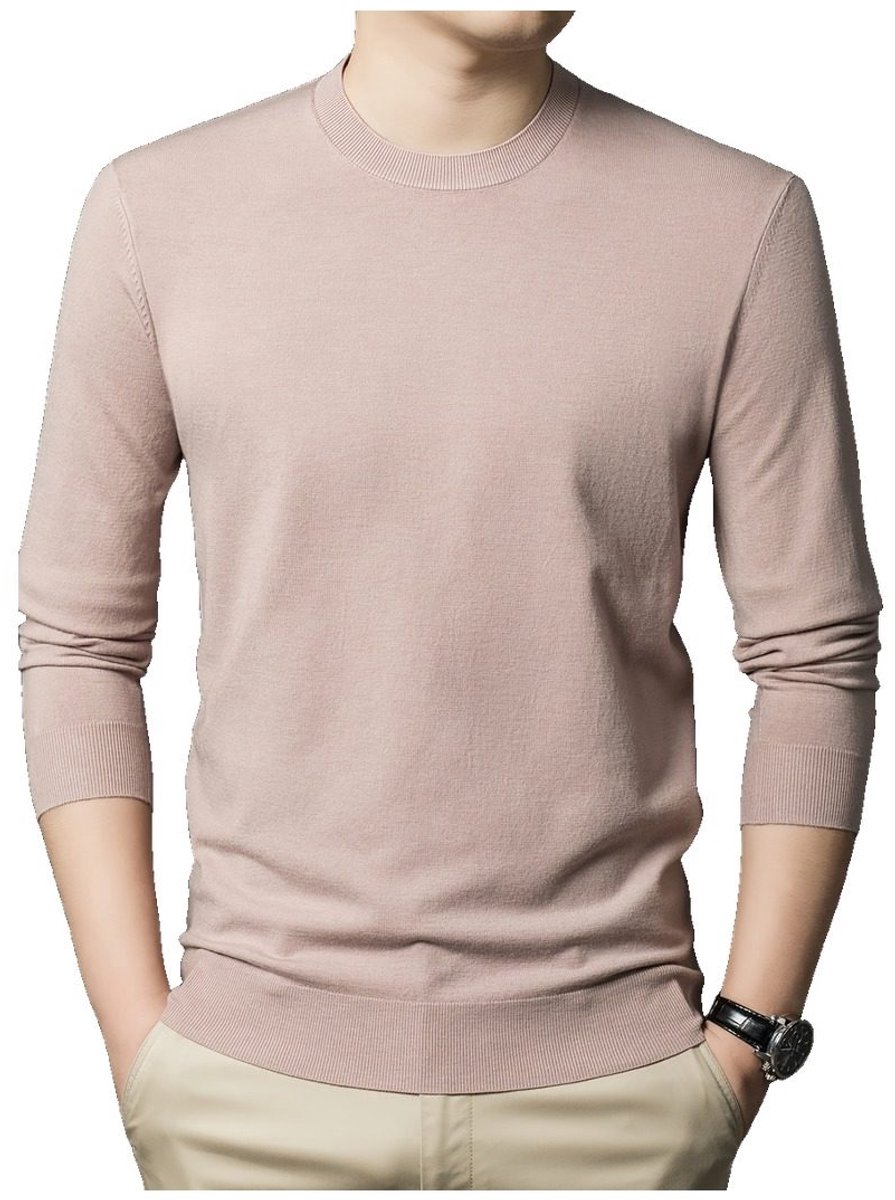Currero Sweater Heren Sweaters Sweatshirt Hoodie Warme Trui Pullover Jumper Crewneck Vest Licht Middelgrijs