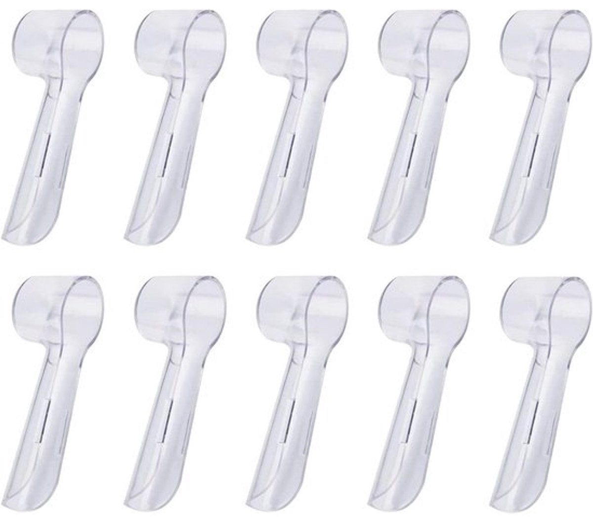 10 Stuks Universele Tandenborstel Hoesjes voor Opzetborstels - Reisbescherming en Hygiëne