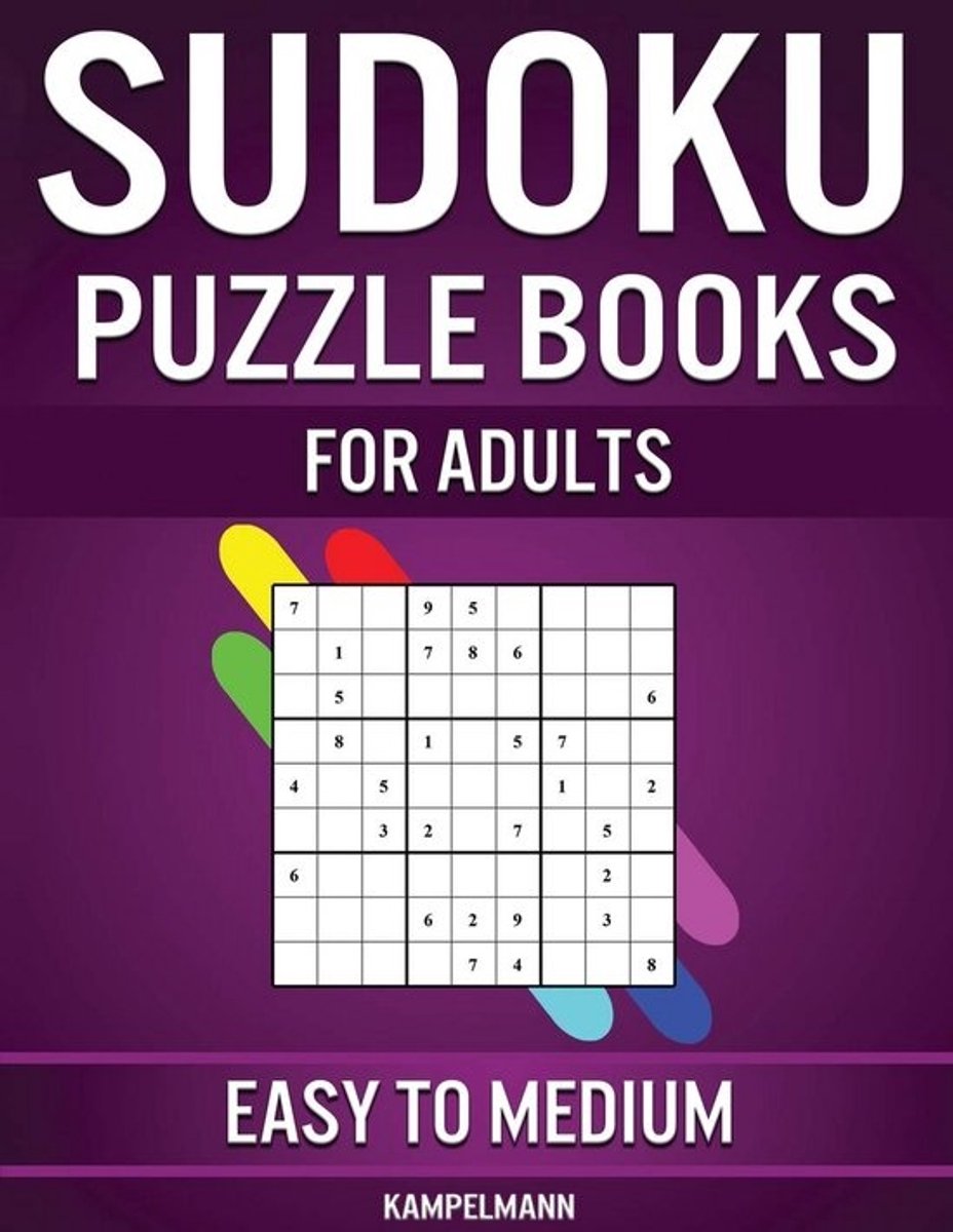Sudoku Puzzelboek voor Volwassenen - 600 Makkelijke tot Gemiddelde Puzzels met Oplossingen