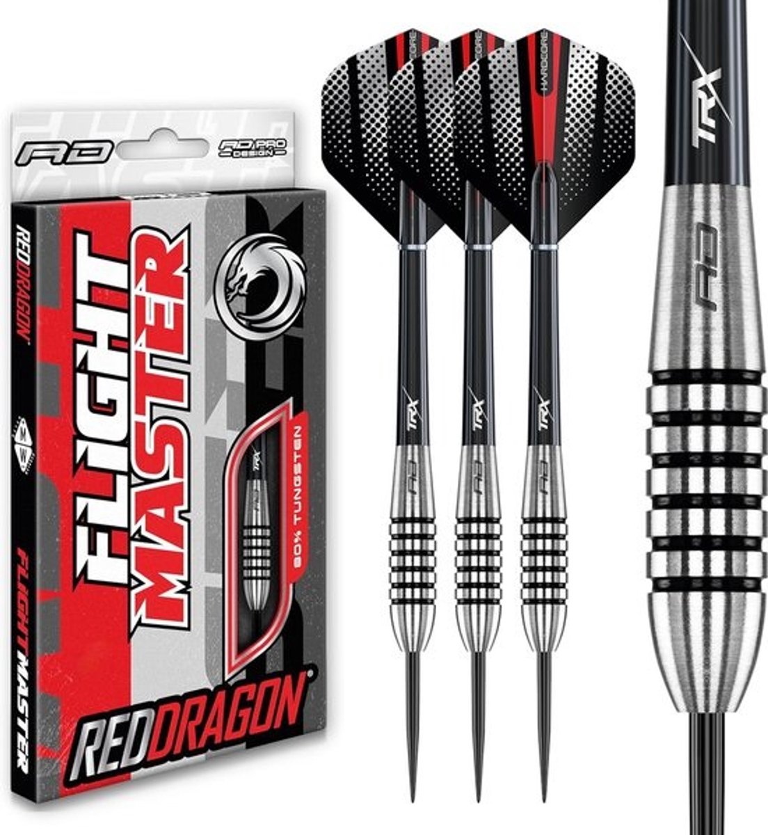 Professionele Tungsten Darts Set met Shafts en Flights - Diverse Gewichten (21g t/m 30g)