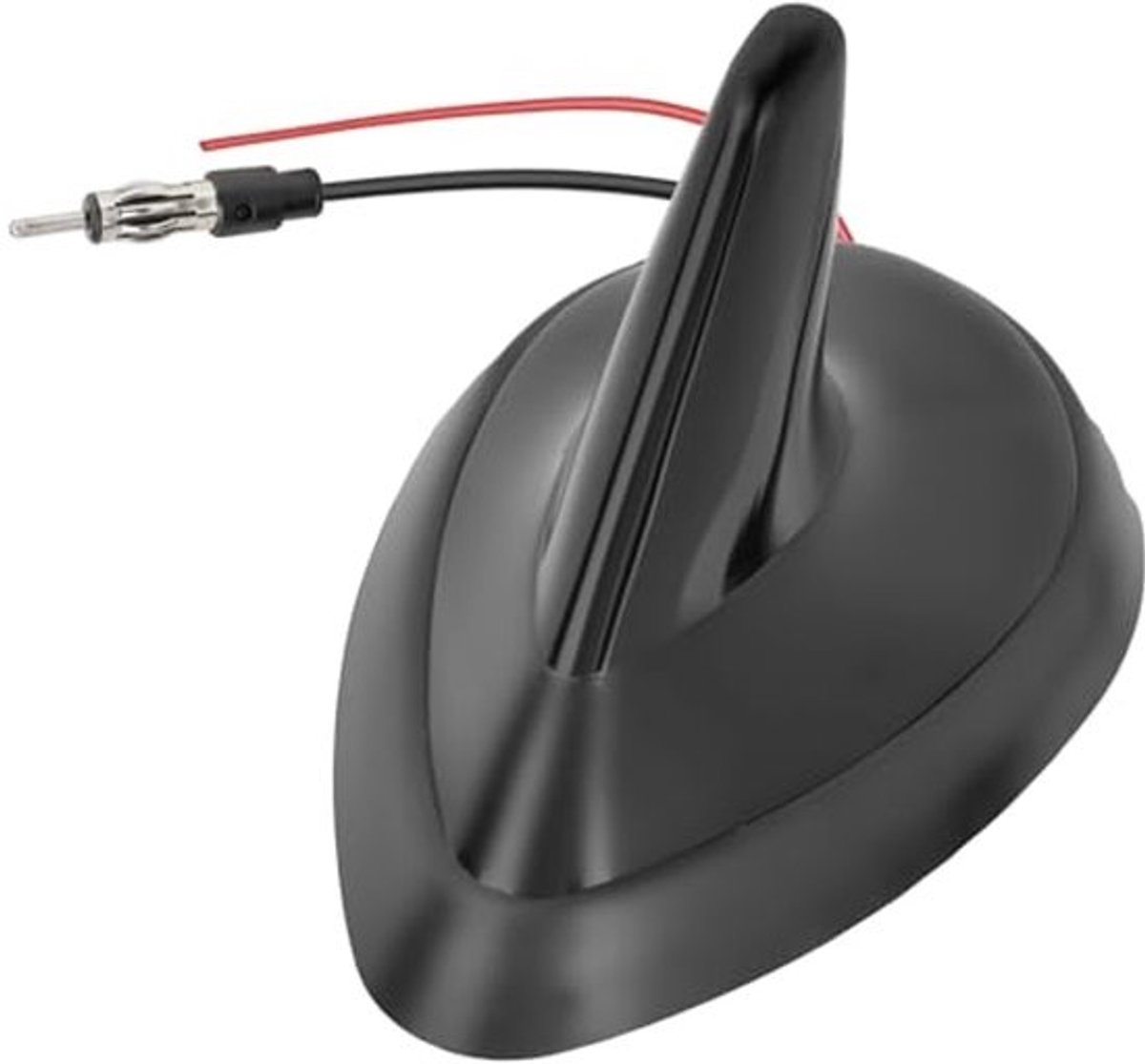 Haaienvin antenne voor auto met signaalversterker en verlengkabel