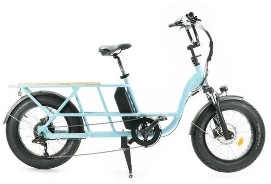 Monkeybike MonkeyTail - Elektrische Longtail - 250W motor - Oceaan blauw — afbeelding 2