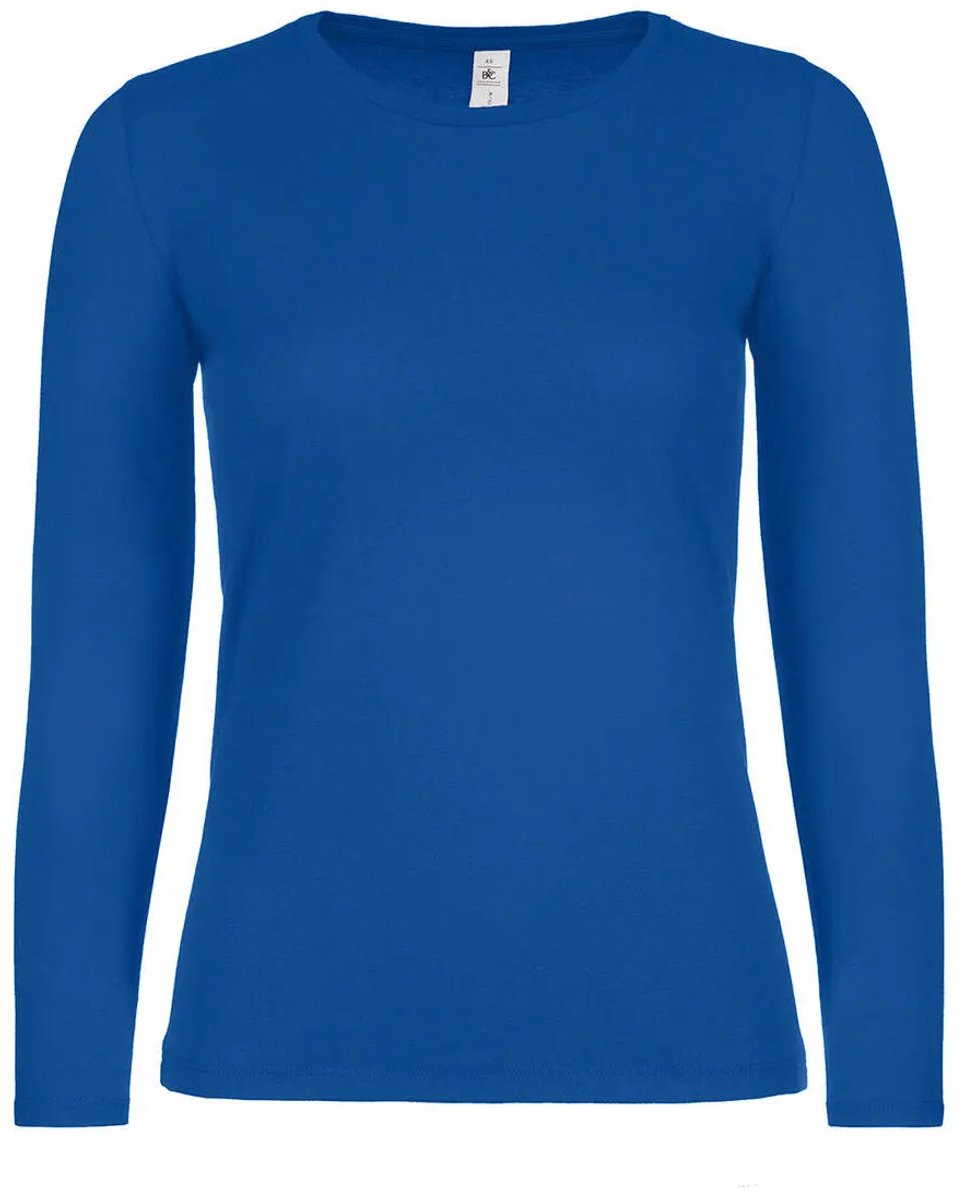 Dames-T-shirt met lange mouwen B&C E150