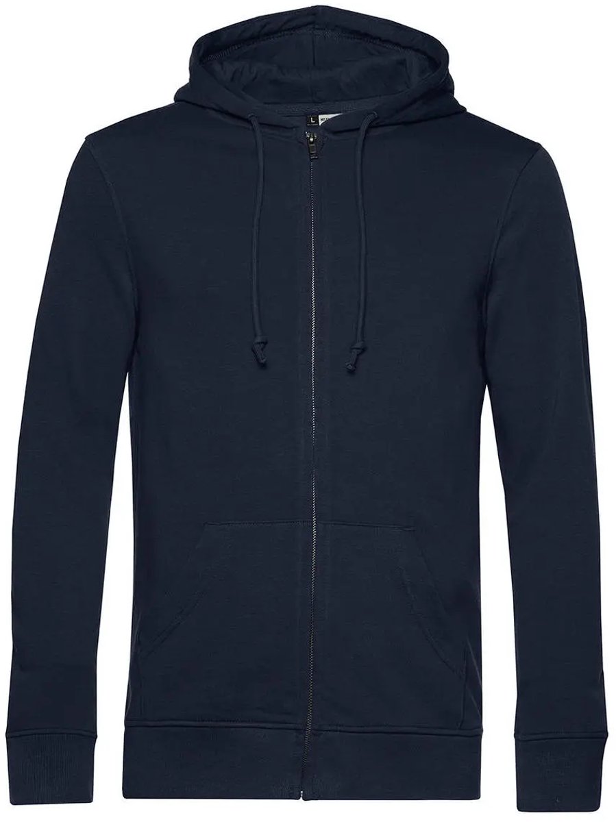 Hooded sweatshirt met rits B&C Organic