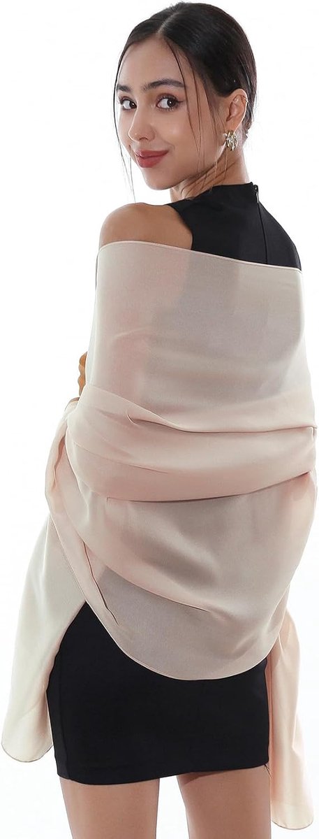 Dames Stola – Elegante Lichtgewicht Omslagdoek voor Bruiloft, Feest of Avondkleding – Sjaal voor Vrouwen