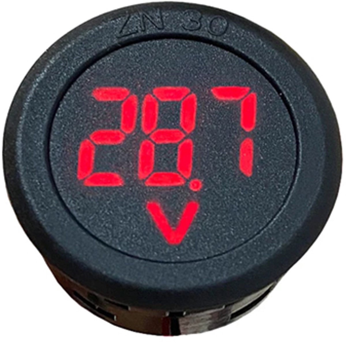 Voltmeter digitaal inbouw 5-100V 34mmx18mm Kleur Rood