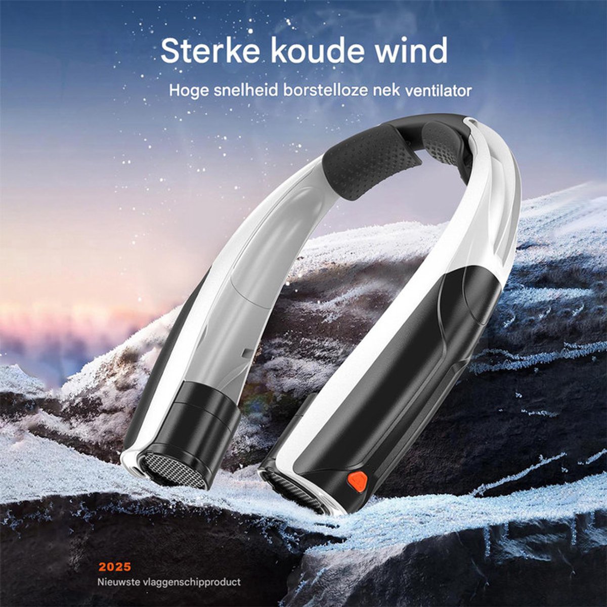 Draagbare NekVentilator - 6 standen Mini Ventilator met koeling- 6000 mAh Lange Batterijduur USB Oplaadbaar - ideaal Voor Buitensport woon-werkverkeer en Dagelijks Gebruik — afbeelding 8