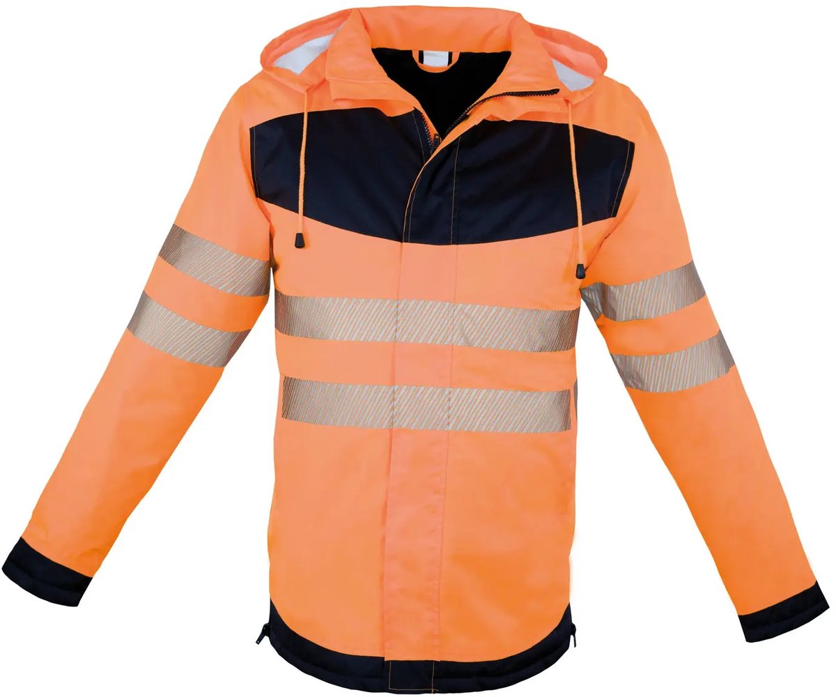 Korntex EOS Hi-Vis Workwear Parka With Printing Area KX1004 Signal Oranje