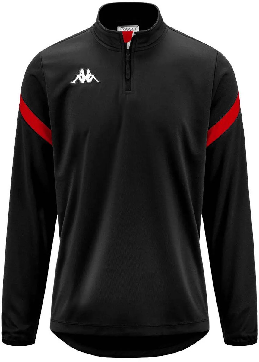 1/2 rits trainingsjack Kappa Dolvole Zwart