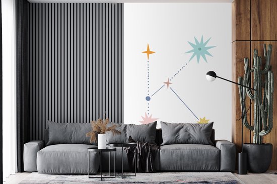 Behang - Fotobehang Letter - K - Alfabet - Kinderen - Breedte 155 cm x hoogte 240 cm