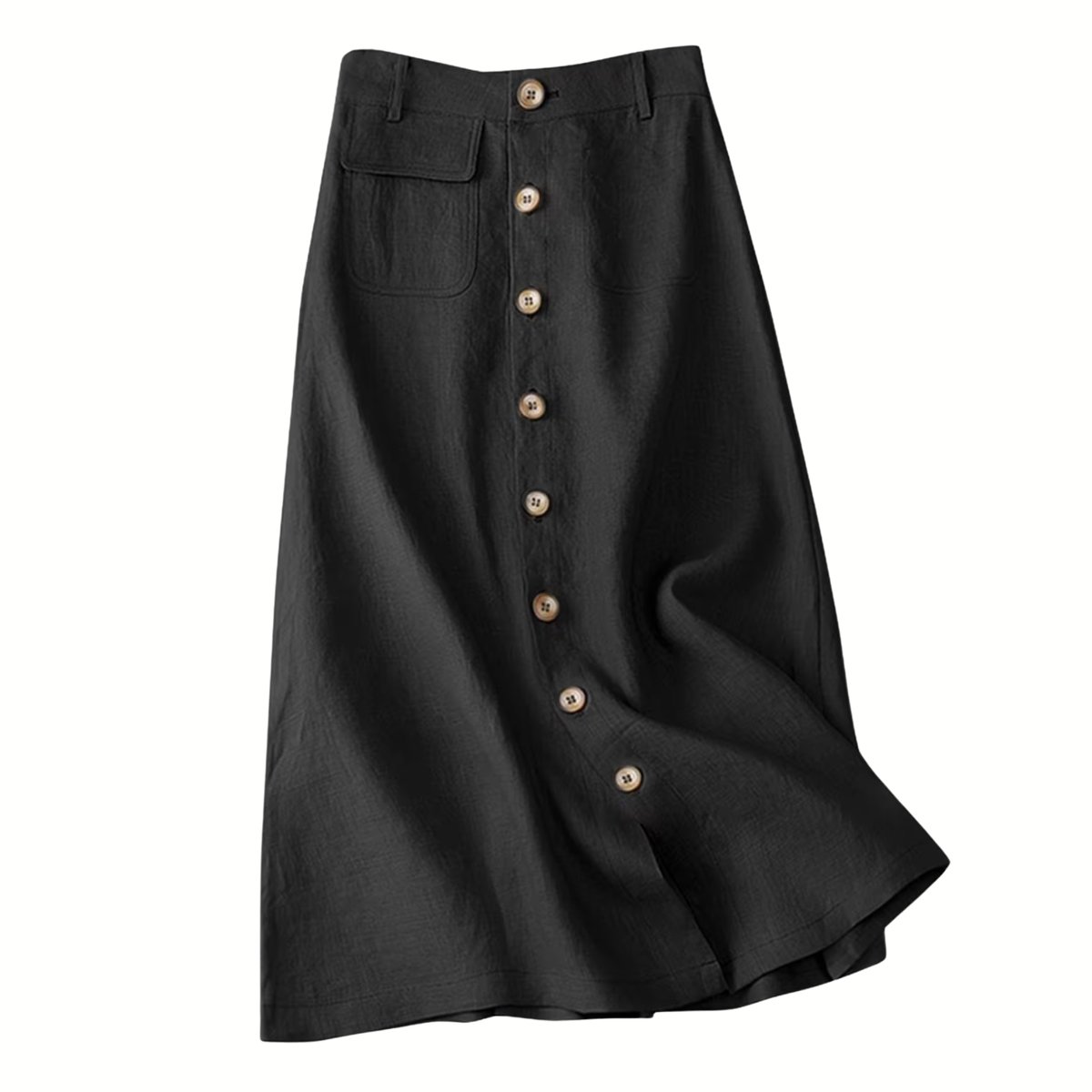 Currero Broekrok Dames Skort Skirts Skirt Rok Midi Korte Broek Culotte Wandelrok Rokje Legging 42 Zwart