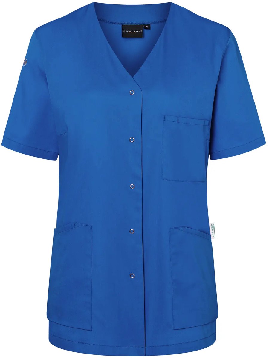 Karlowsky Shortsleeve Ladies´ Kasack Essential KY131 Royal Blauw