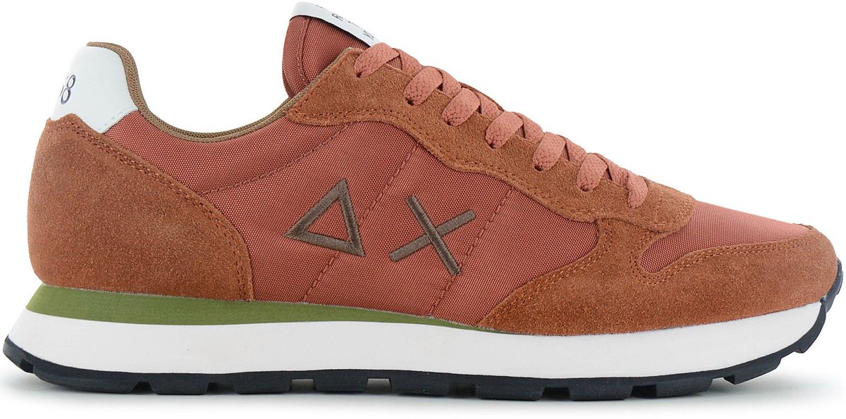 SUN68 Tom Solid - Heren Sneakers Schoenen Rood Z36101-36 , Maat: EU 43