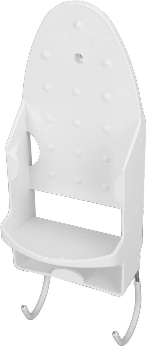Strijkijzerhouder - Strijkplank Accessoire - Veilig Strijken - Hittebestendig Ontwerp - 34x15x12 cm - Wit