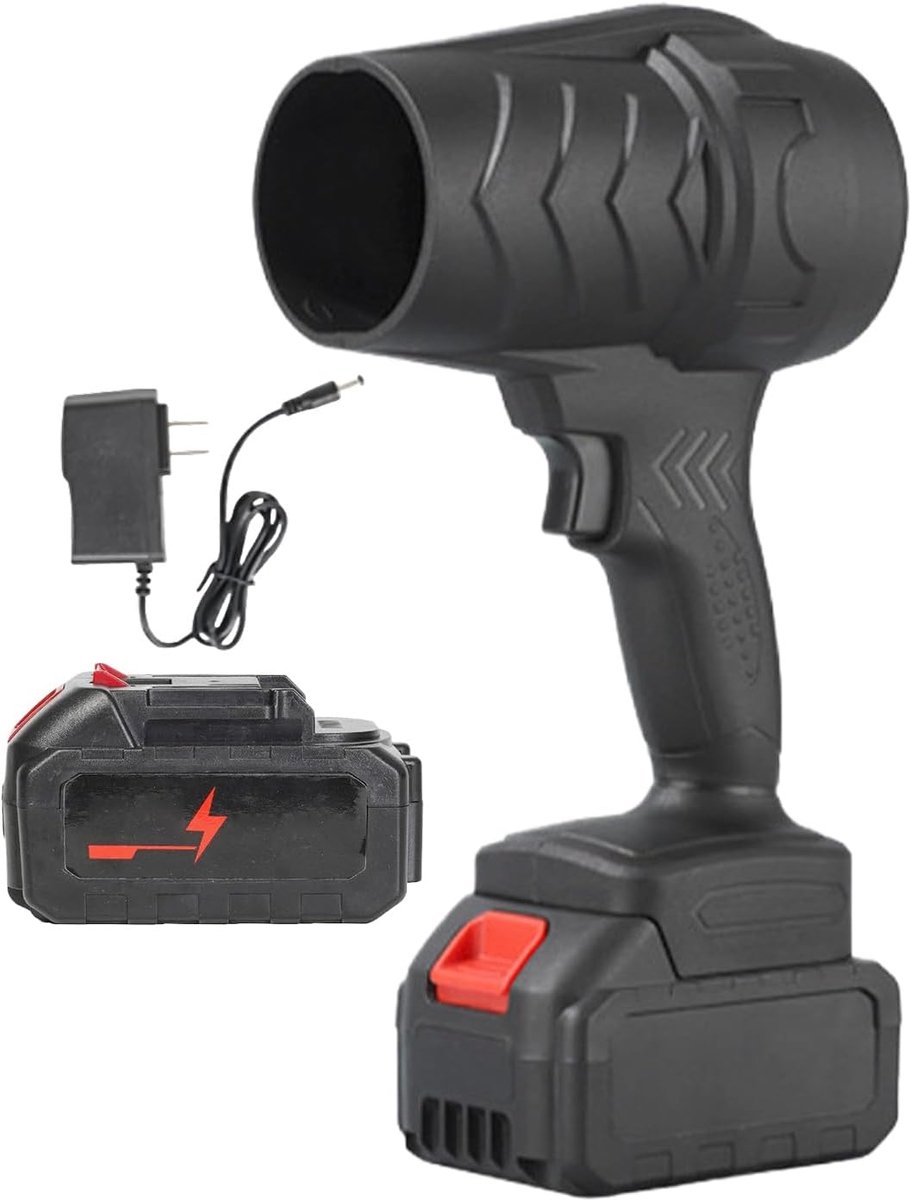 Elektrische Bladblazer - Hand blower - Auto en tuin reinigen - Variabele snelheden - 265 cm - Zwart
