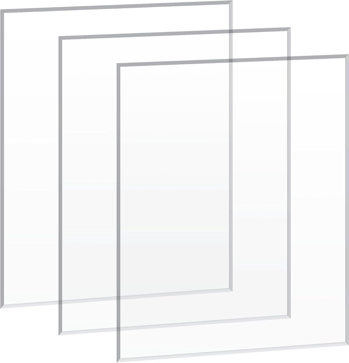 Acrylplaten - Perspex Plaat - Doe-het-zelf Projecten - Breukvast UV Bestendig - 30 x 90 cm - Transparant