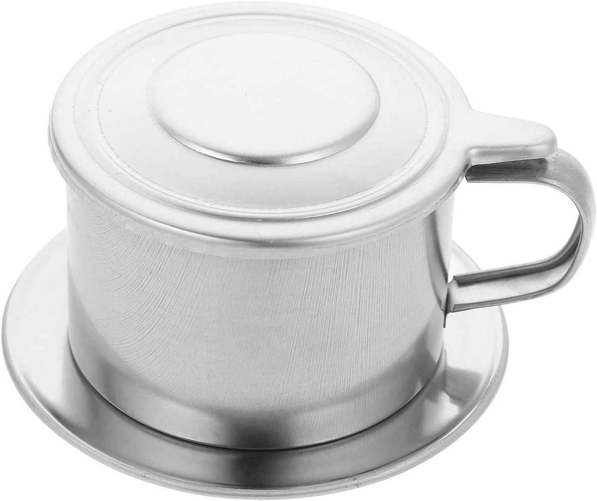 Koffiezetpot - Koffiezetapparaat - Thuis Kantoor - Roestvrij Staal - 200 ml - Zilver