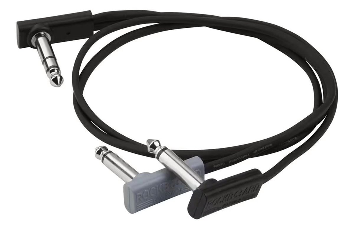 RockBoard Flat Patch Y-Splitter kabel haaks 50 cm