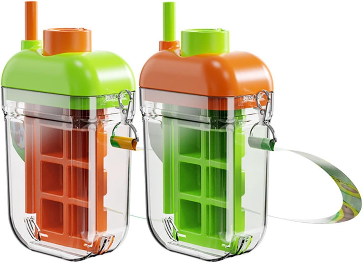 IJsblokjesfles - Ijsmaker Fles - Dranken Koelen - Aanraakvrij IJs - 2 stuks - Niet gespecificeerd