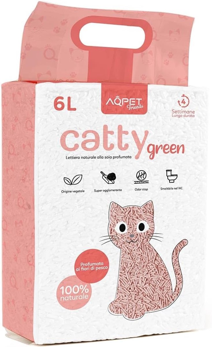 Kattenbakvulling - Soja - Klonterend - Geurremmend - Voor Katten van Alle Maten