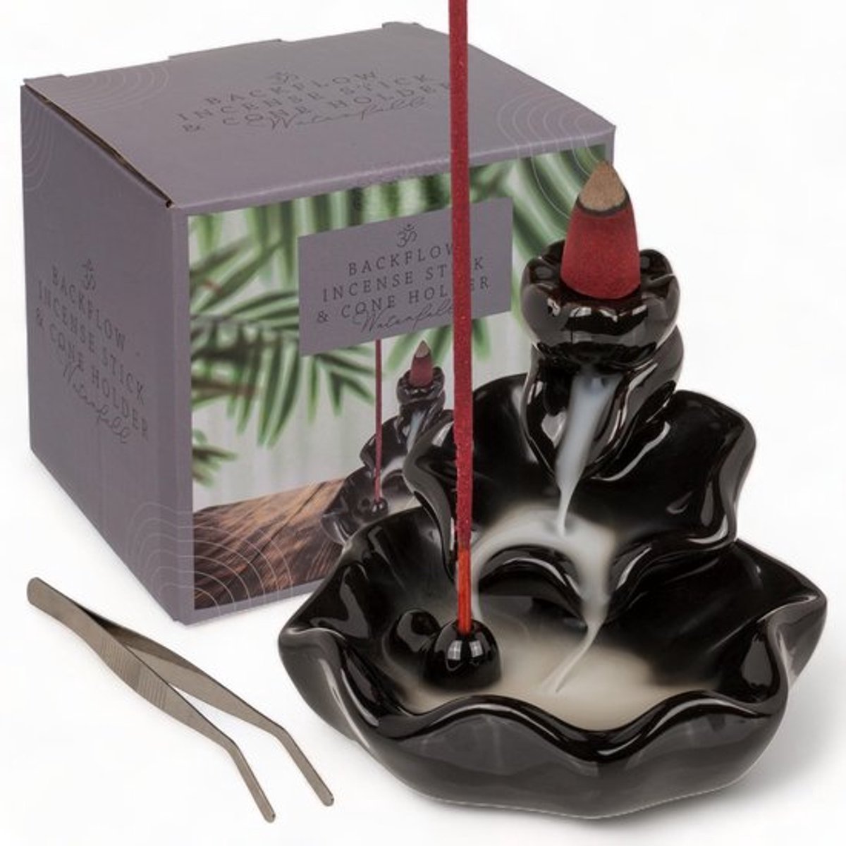 Dailygoods- Wierookstokjeshouder terugstroomdesign - Wierookhouder - Keramiek