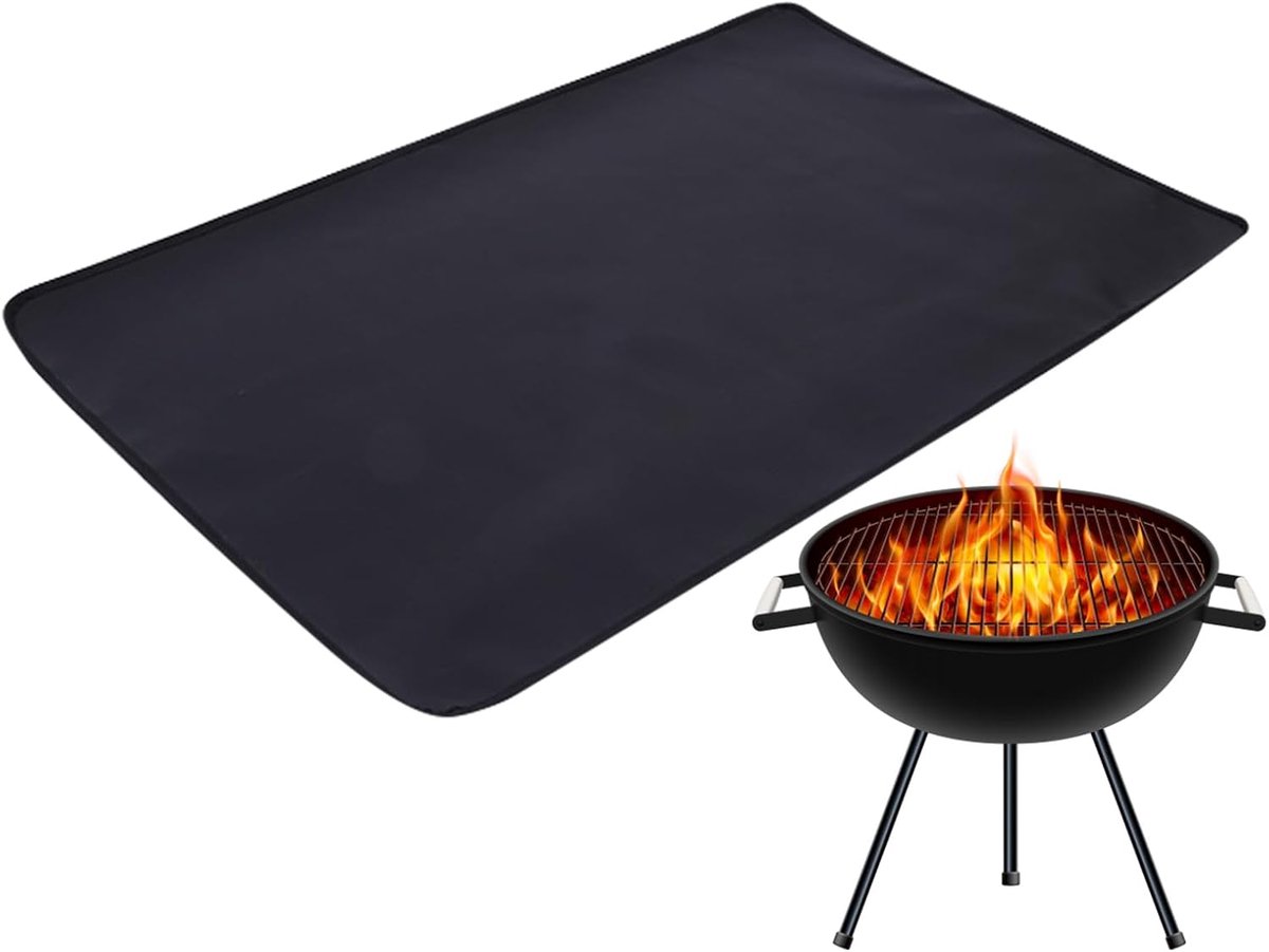 Vuurkorf - Buitenhaard Tuin - Buiten Koken - Dubbele Bescherming - 34 x 24 x 5 cm - Multicolor