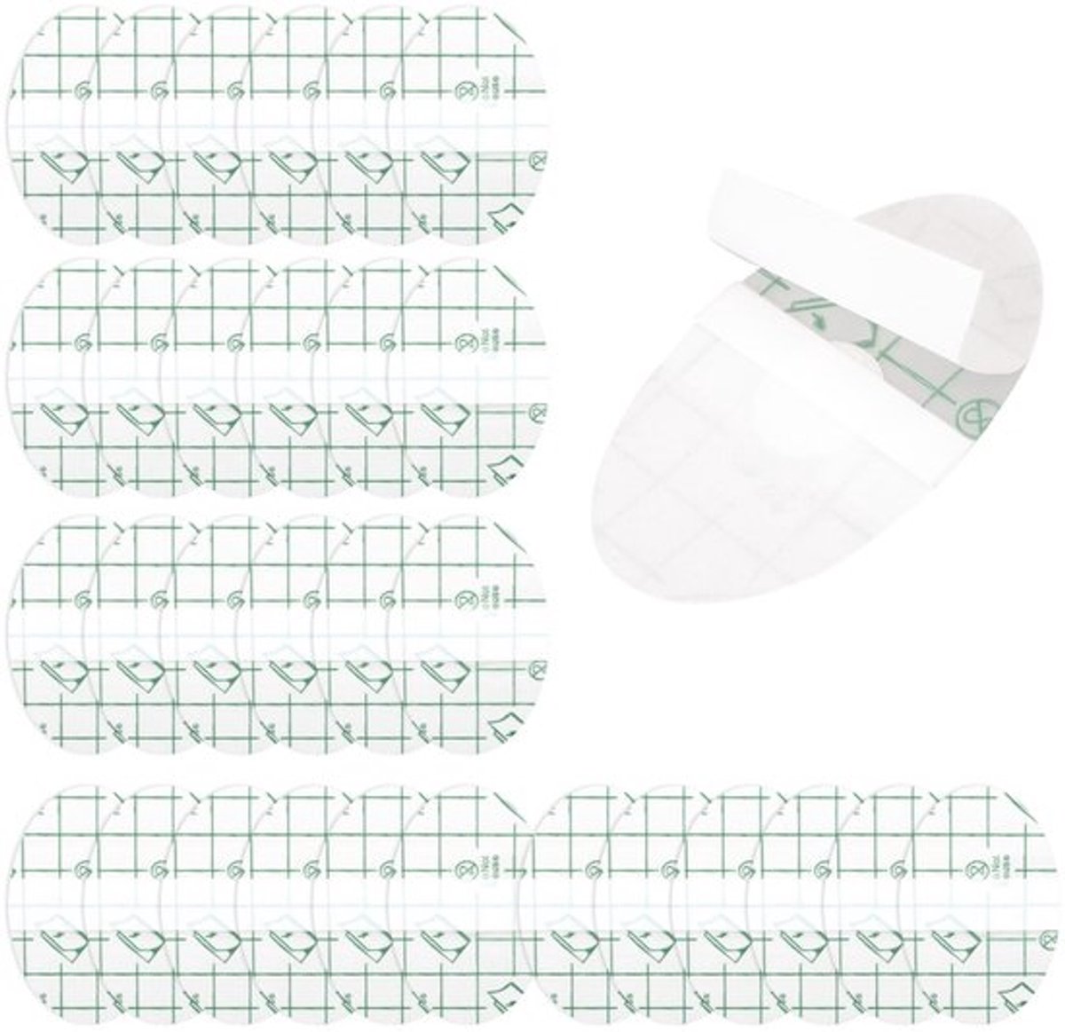 Store_7 - Waterdichte Baby-Oortjes - Oorkapjes voor Zwemmen - 60 Stuks - Wit