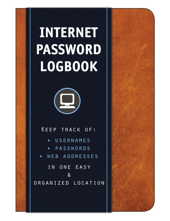 Internet Password Logbook - cover