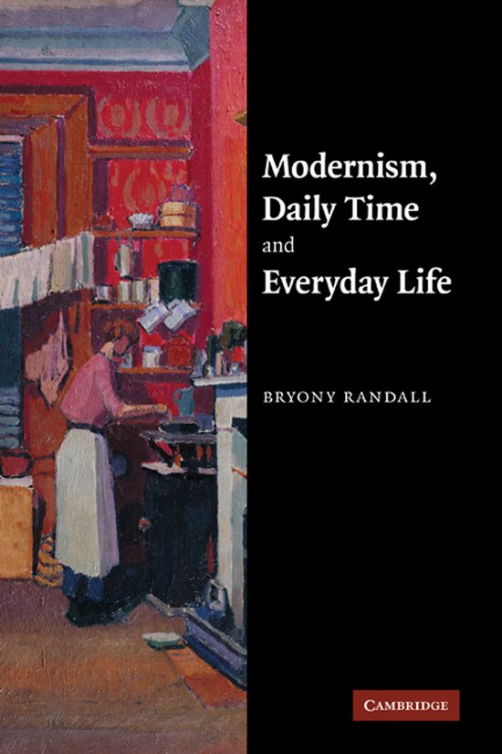 Couverture du livre : Modernism, Daily Time and Everyday Life, avec une peinture d'une femme dans une cuisine.