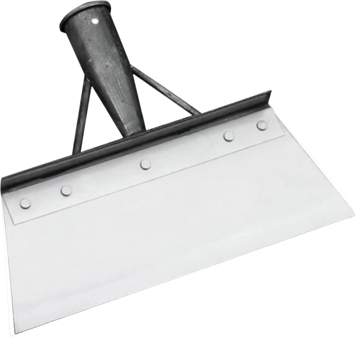 Onkruidstekker Tuinschep - Platte Schraper - Tuin Onderhoud - Ergonomisch Ontwerp - 21 x 10.5 cm - Metaal