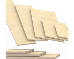 Multiplex Plaat - Hout Plaat - Meubel Maken - Watervast Gelijmd - 21mm Dikte - Beuken