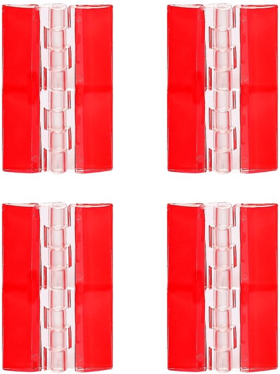 Dailygoods- Scharnieren Transparant - Kunststof Scharnieren - Kleine Scharnieren