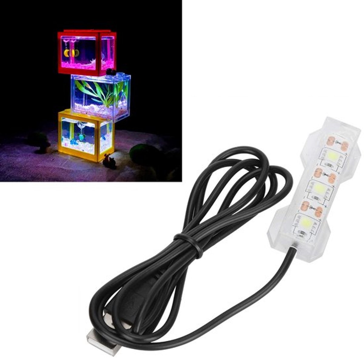 Allecto - LED Aquarium Verlichting - Klein Aquarium - Natuurlijke Wateromgeving