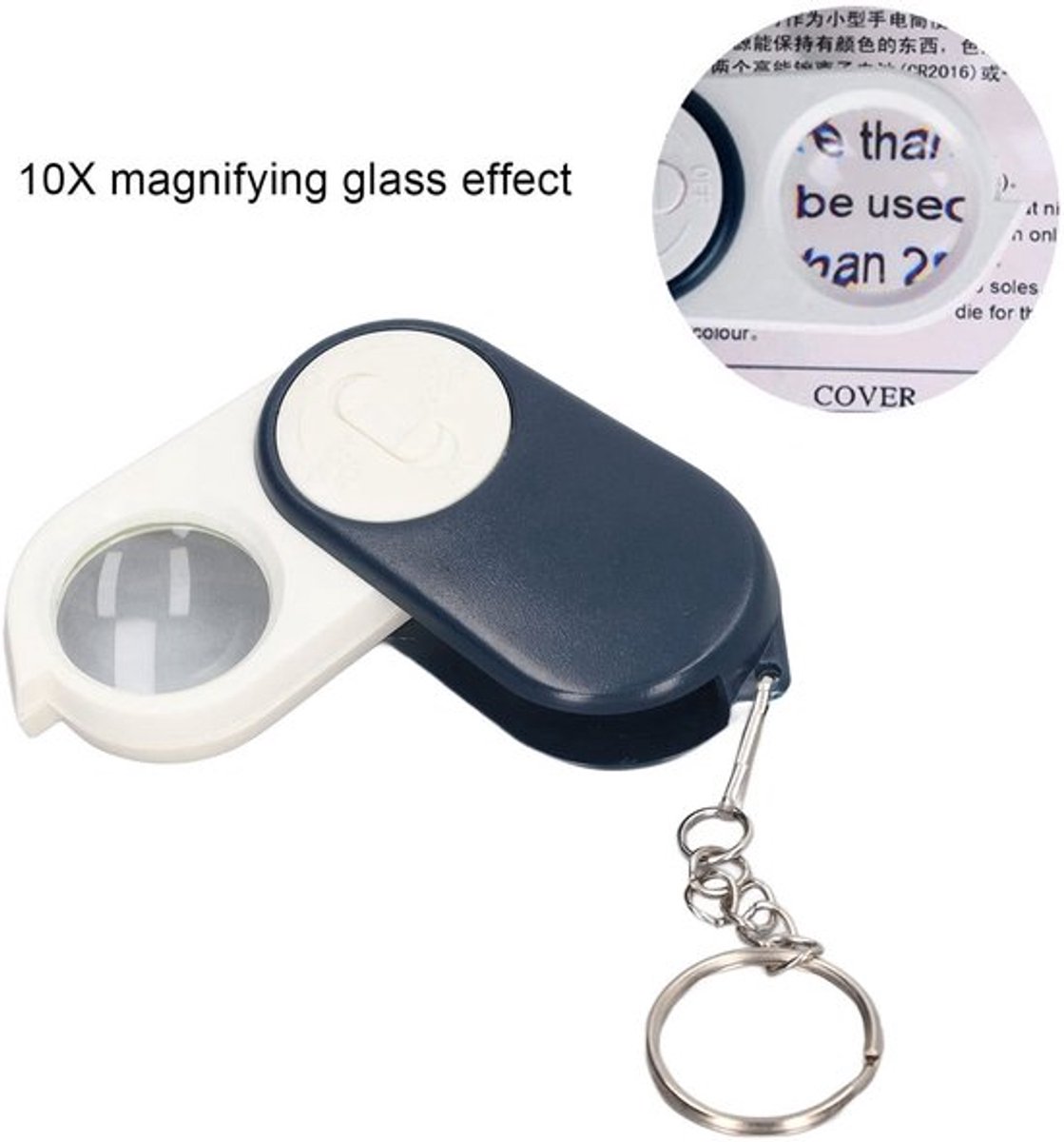 Aladdien - Zakvergrootglas - Mini Vergrootglas met Licht - Handzaam en Verlicht