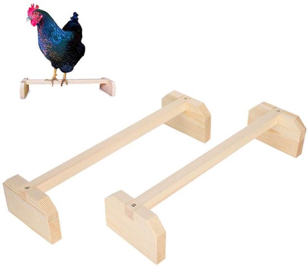 Allecto - Houten Vogelstandaard - Grote Vogelhouder - Natuurlijk Comfort - Geschikt
