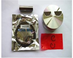 Piston Kit - Zuiger Set - Motor Reparatie - Hoge Kwaliteit Metaal - 60mm +0.25mm - Zilver