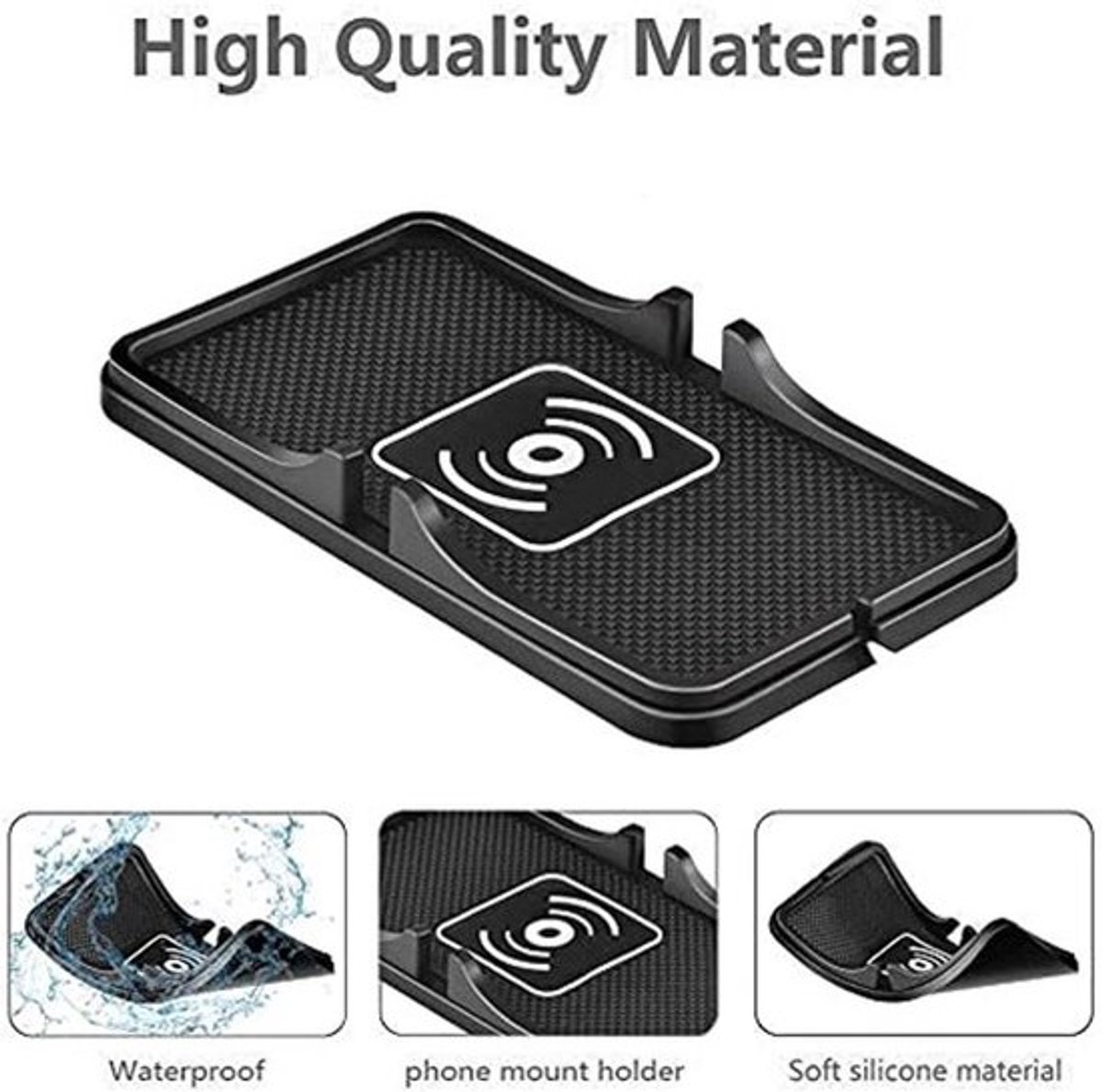 Draadloze autoloader en qi-charger 2-in-1 - Dailygoody