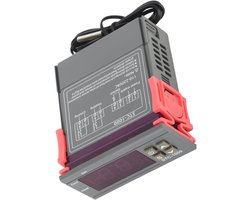 Digitale Temperatuurregelaar - Elektrische Thermostaat - Klimaatbeheersing Terrarium - Kalibratie en Alarm - 10A 110-220VAC - Zwart