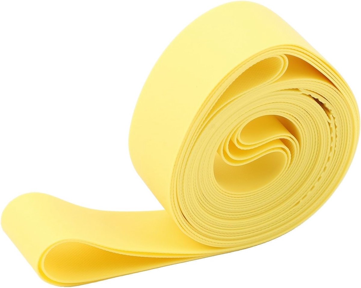 Fietsbandvoering PVC - Anti-lek strip - Banden beschermen - Lichtgewicht schild - 26/27.5/29 inch - Geel