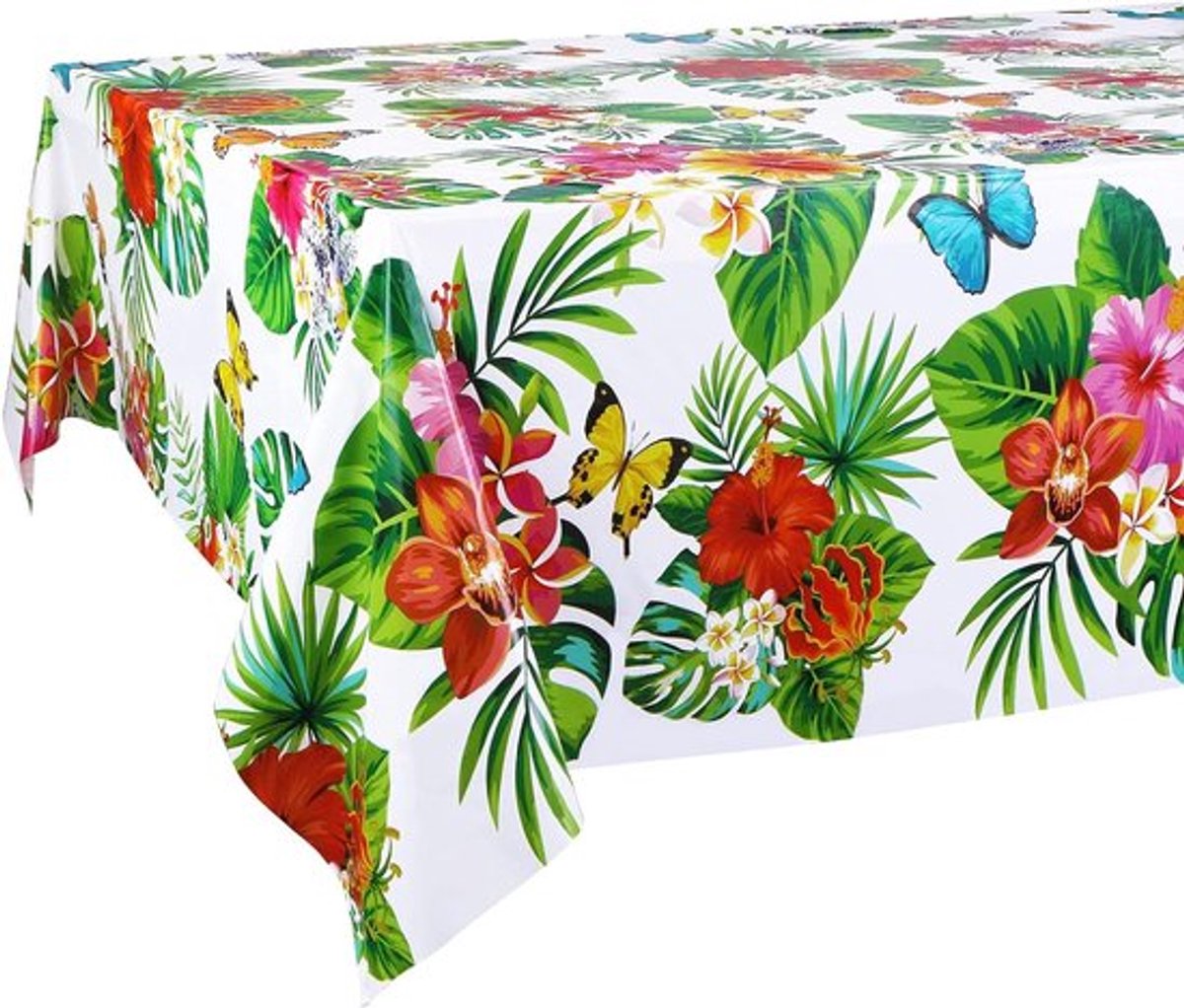 Plastisch tafelkleed voor luai-themed avondeten