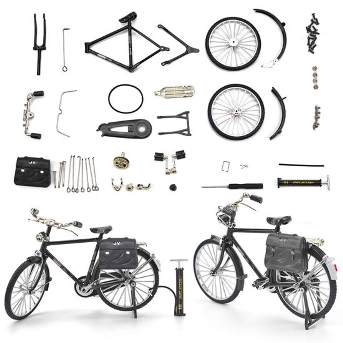 Store_9 - Retro Fiets Model Ornament - Simulatie Mini Bike Model - Creatief