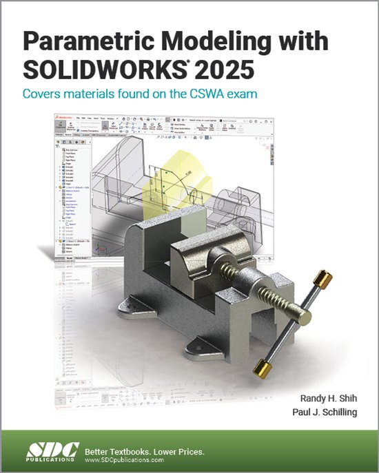 Parametric Modeling with SOLIDWORKS 2025 - cover